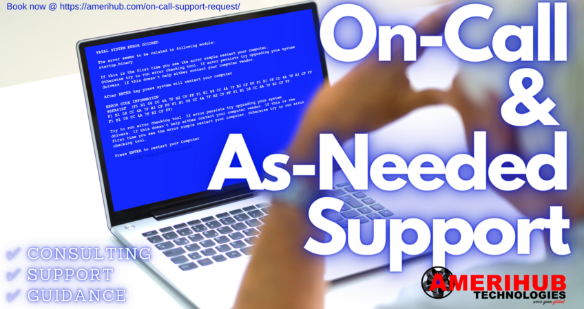 On-Call / As-Needed Support Request  